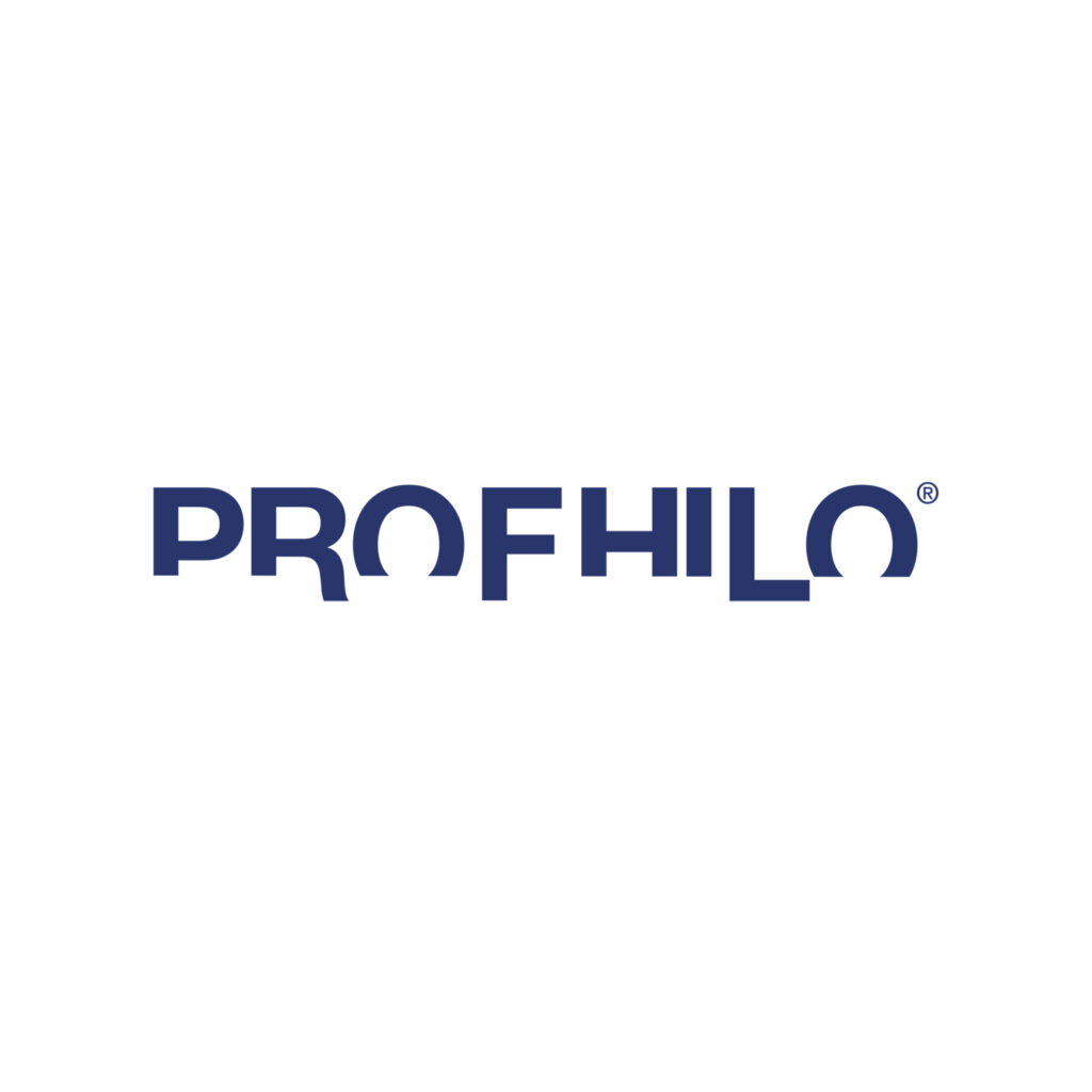 Profhilo White on Blue Logo